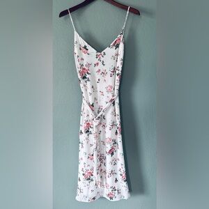 REFORMATION Dietrich Floral Midi Coquette Slip Dress | Women’s 8